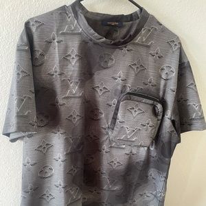Louis Vuitton Monogram 3D Effect Print Packable T-Shirt XL